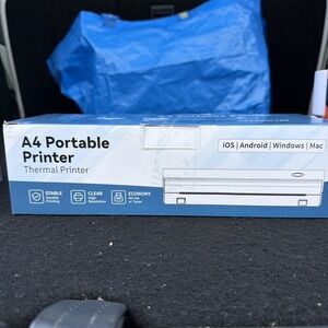 N80 Portable Wireless Thermal Printer – Inkless Bluetooth for Travel, 8.5" x 11"